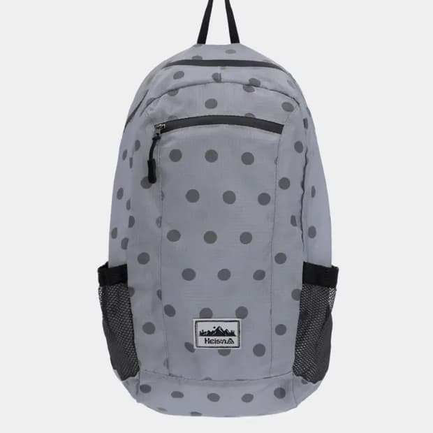 [새상품] 하이산 도트 백팩 (챠콜/ 그레이)