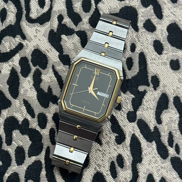 80s 빈티지 세이코 SQ100 스퀘어 초희귀