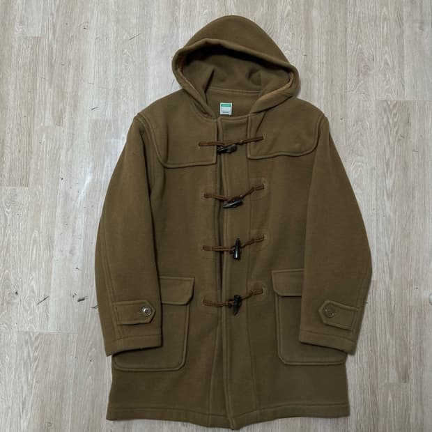 베네통 이태리 여성 울 더플 떡볶이코트 XS/85 