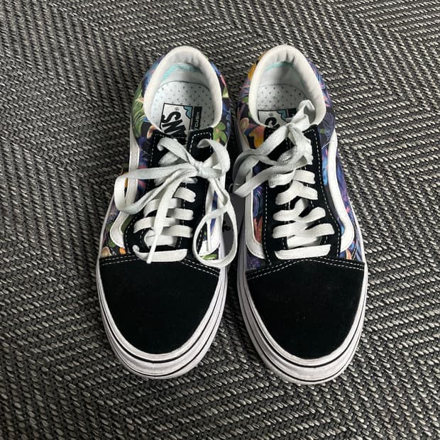 반스 올드스쿨 트리피 스니커즈 블랙o 2963