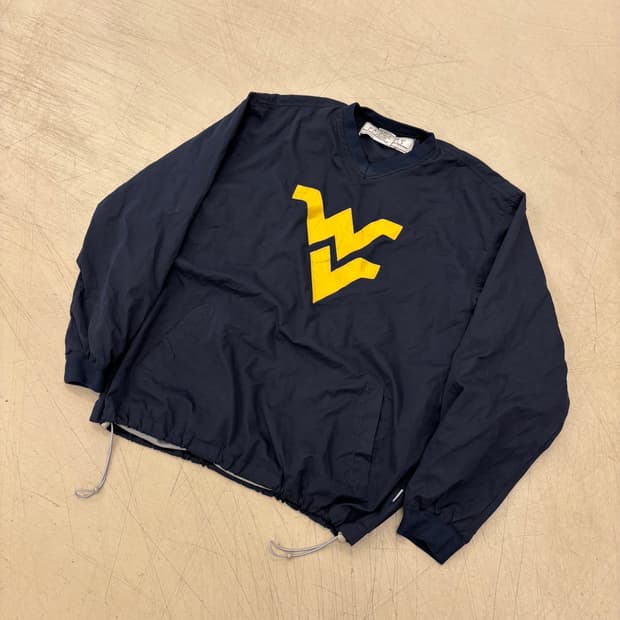 빈티지 웨스트버지니아 빅로고 웜엄