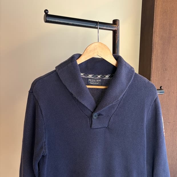 16117 - 폴로 랄프로렌 성조기 하프 니트