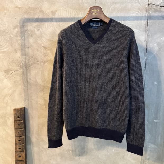 폴로 랄프로렌 울 알파카 니트 100