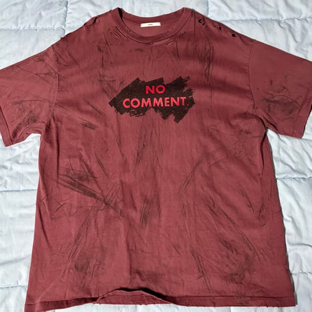 2) 노쿨러스 NO COMMENT 노코멘트 반팔티