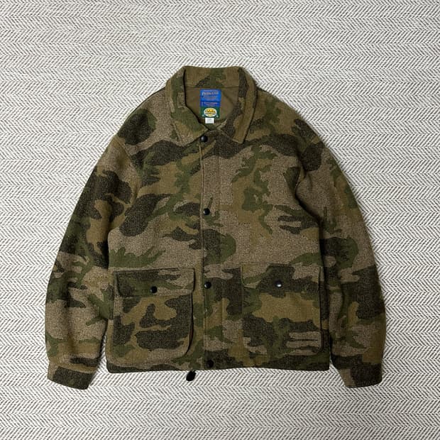 PENDLETON usa made camo wool jacket
