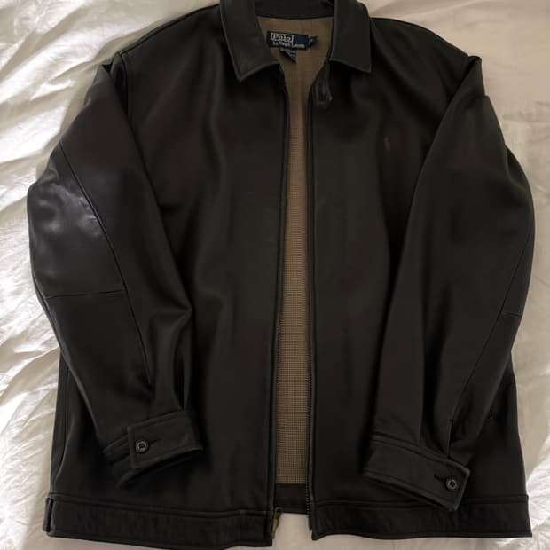 폴로 랄프로렌 맥스웰 가죽 자켓