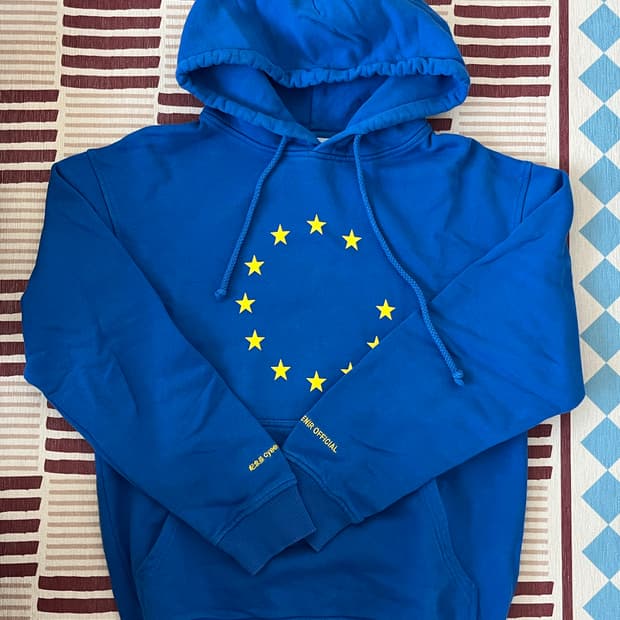 수베니어 오피셜 유니파이 후드 블루 s