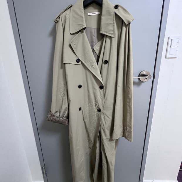 노앙 베이지 트렌치 코트
