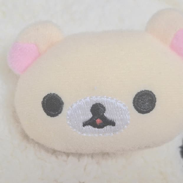 코리락쿠마 인형 머리끈 헤어끈