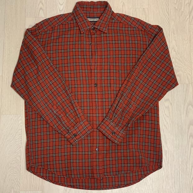 레드 체크 남방 100