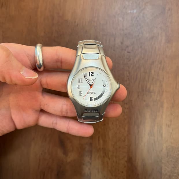 빈티지 세이코 키네틱 오토 릴레이