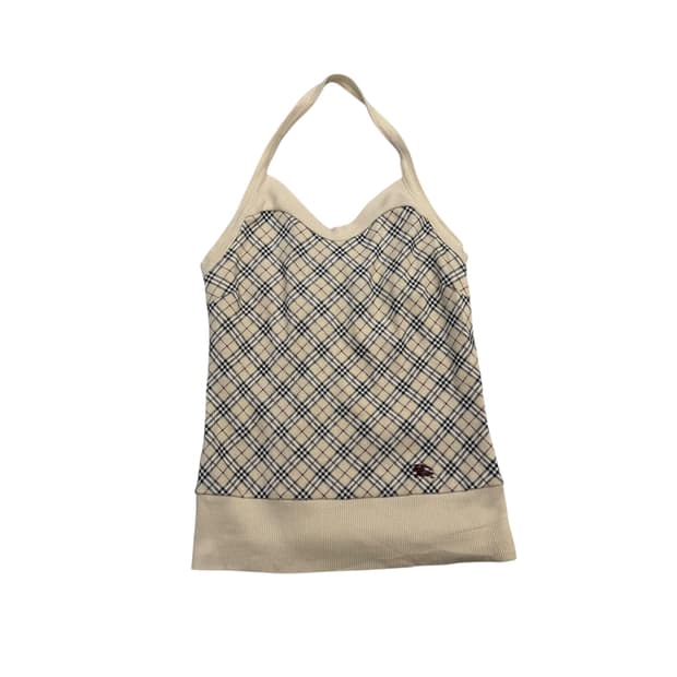 Burberry halter neck sleeveless