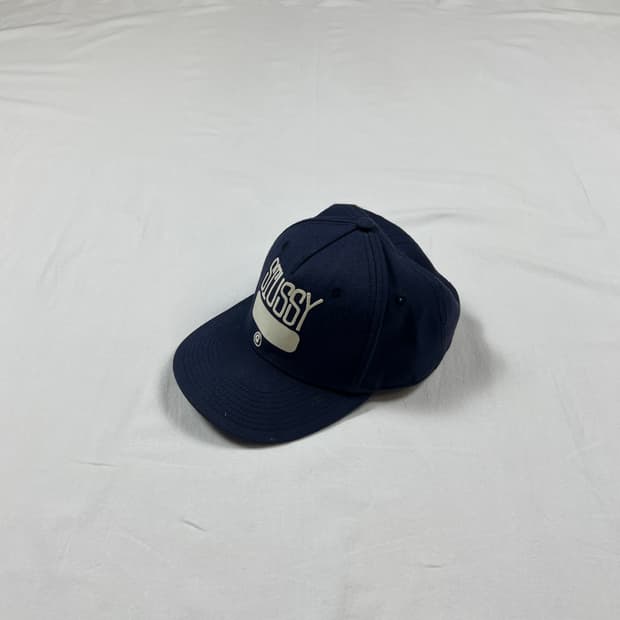 00‘s 스투시 stussy 로고 스냅 캡 모자