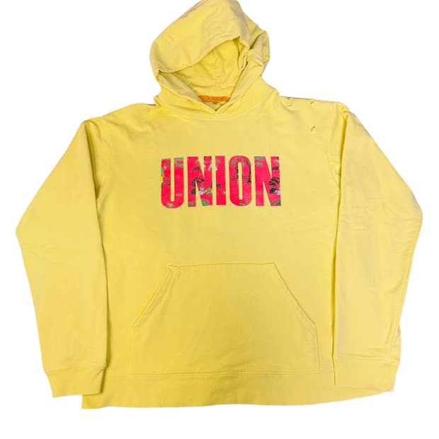 빈티지 UNION LA 유니온 la Harlem Toile 후드티 L