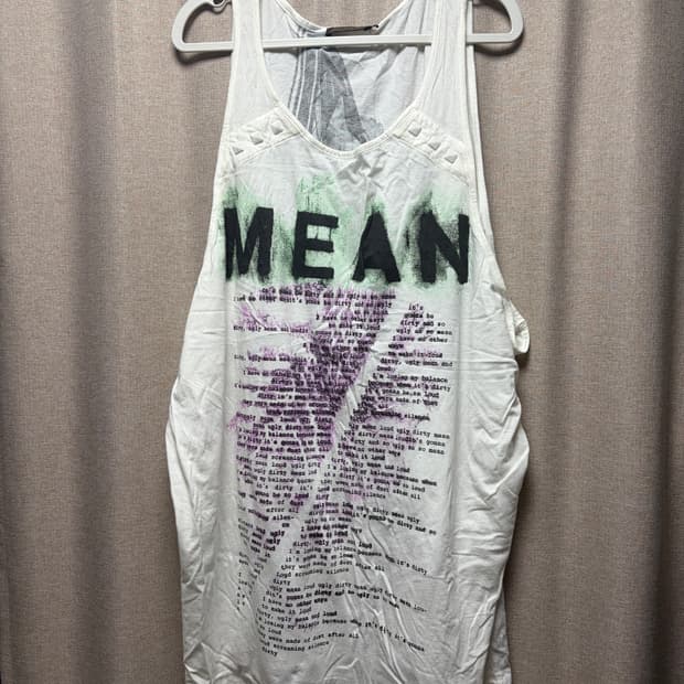 디젤 스터드 프린팅 나시 원피스