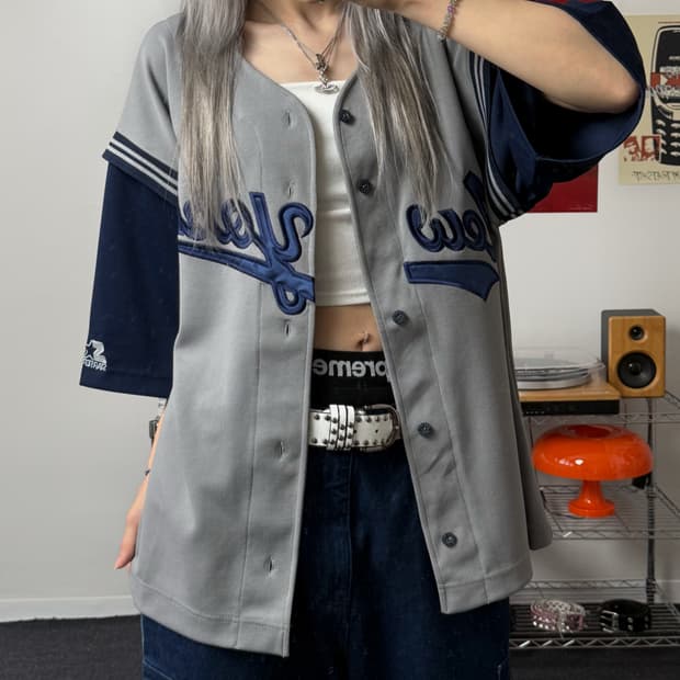 스타터 00s 뉴욕 양키즈 베이스볼 져지