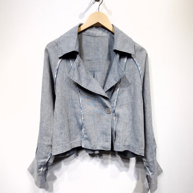 THEILMA 더일마 린넨 크롭 자켓