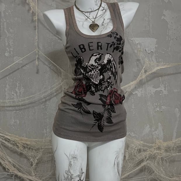 Grunge Detail Sleeveless