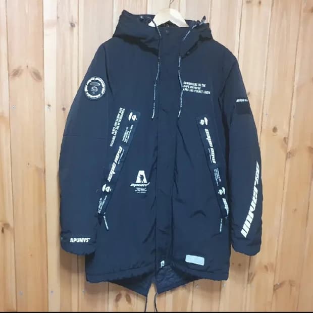 에이프 피쉬테일 파카 점퍼 95 100 베이프 A BATHING APE