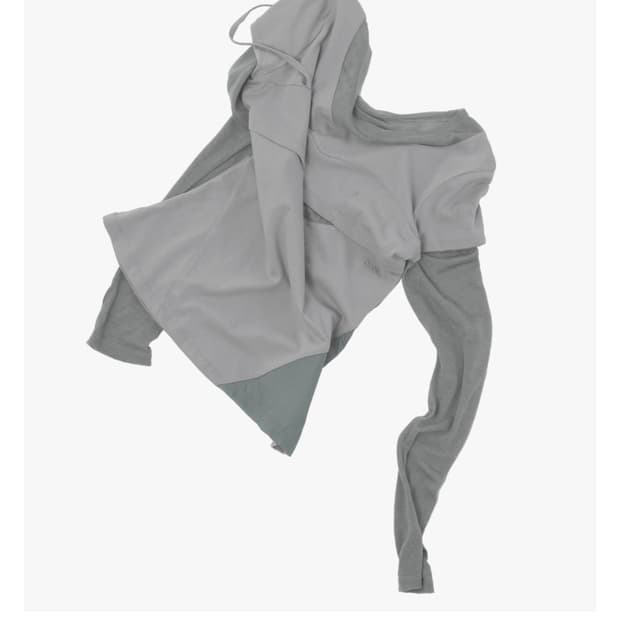 오호스 레이어드 숄더 스트랩 롱슬리브