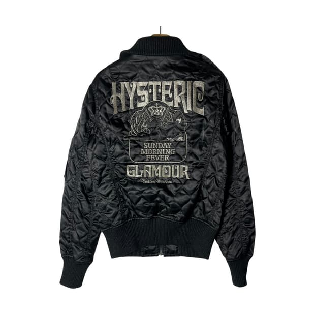 [Hysteric Glamour] 히스테릭글래머 퀼팅 봄버 자켓