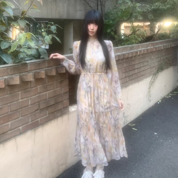 Lydia Flower Shirts Dress