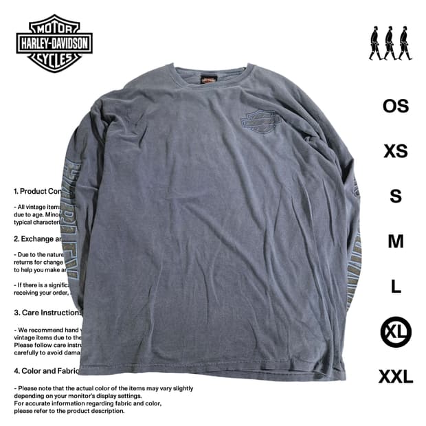 할리데이비슨 00's 롱슬리브 XL사이즈