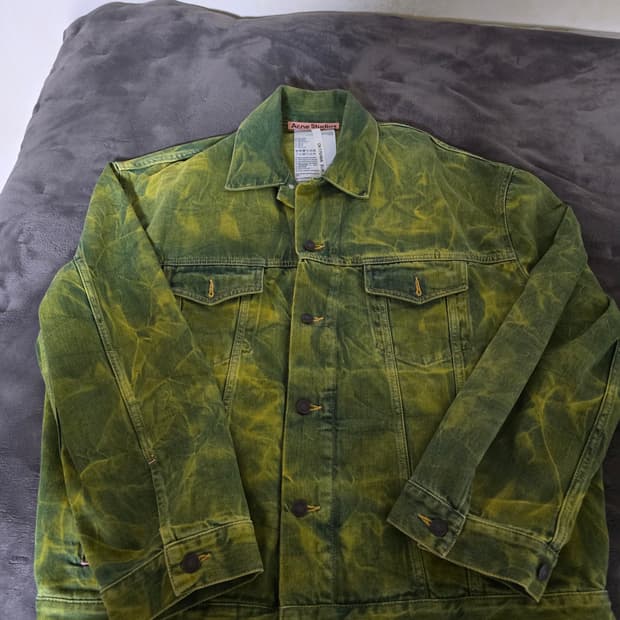 아크네 스튜디오 워싱 데님 자켓