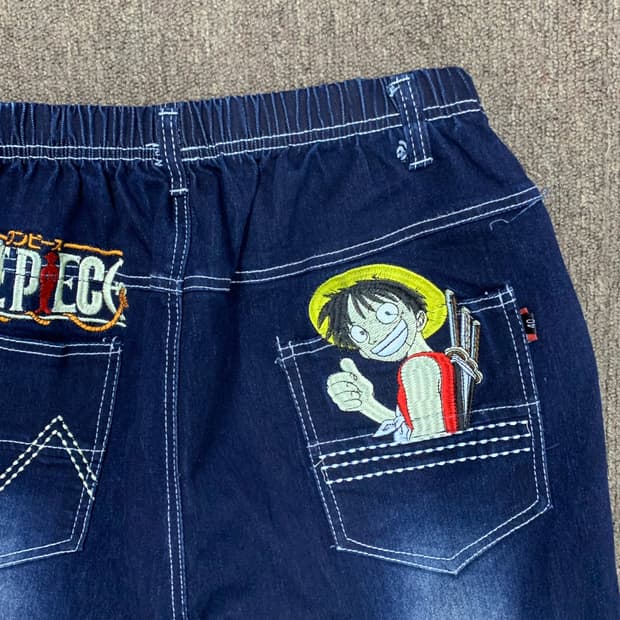 [L] VTG 원피스 자수 밴딩팬츠