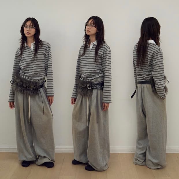 엘씨디씨 카라 져지 탑 COLLAR JERSEY TOP