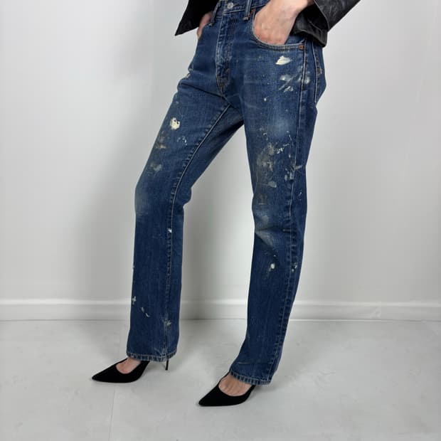 LEVIS 517 WASHED DIRTY PAINTING