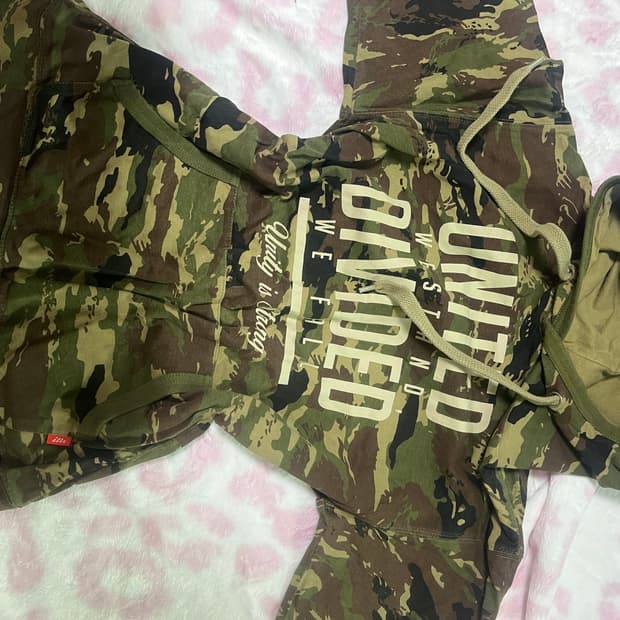 카모 밀리터리 반팔 후드