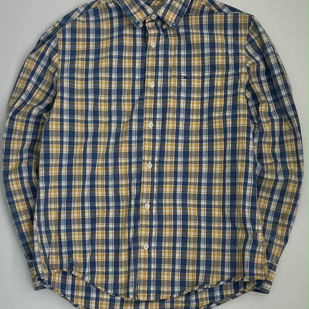 [M] 타미힐피거 플레이드 체크 셔츠