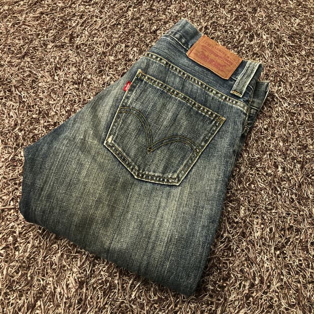 리바이스 549 워싱 데님 팬츠