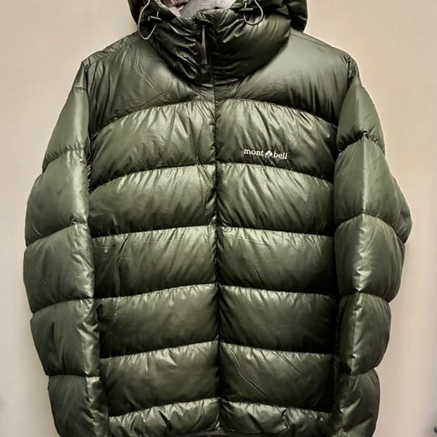 (L)mont-bell japan 몽벨 알파인 구스다운 후드 패딩점퍼