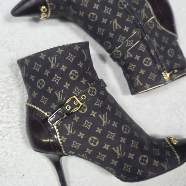 루이비통 토프 모노그램 앵클부츠 36