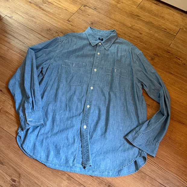 유니클로 샴브레이 셔츠 XL