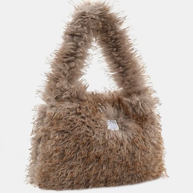로스모어 rossmoor long furry hair bag
