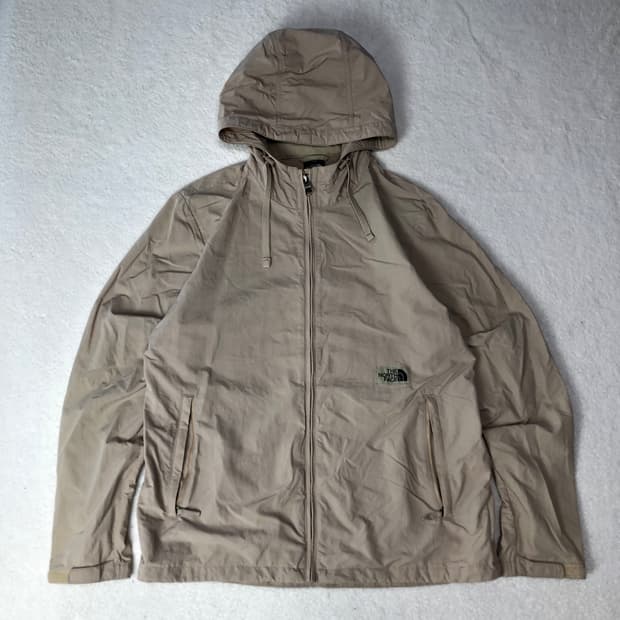 노스페이스 베이지 바람막이