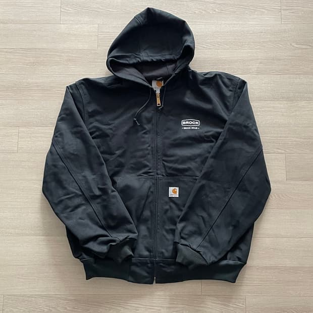 칼하트 j131 BLK 블랙 액티브 자켓 샌드스톤 carhart