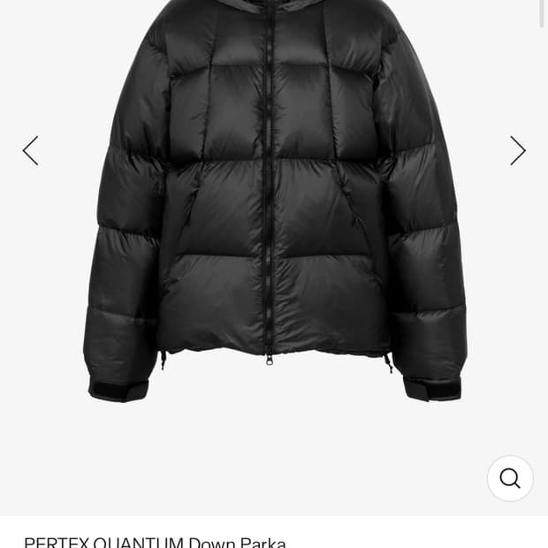 25FW 골드윈 퍼텍스 퀀텀 다운 파카 블랙 3사이즈