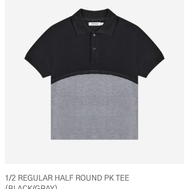 사파리스팟 1/2 REGULAR HALF ROUND PK TEE