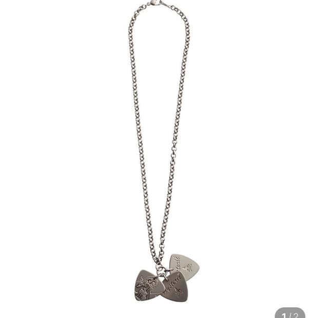 히스테릭글래머 스컬피크 목걸이