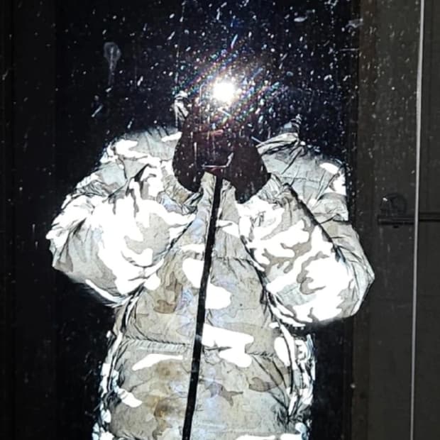 슈프림 리플렉티브 카모 푸퍼 패딩