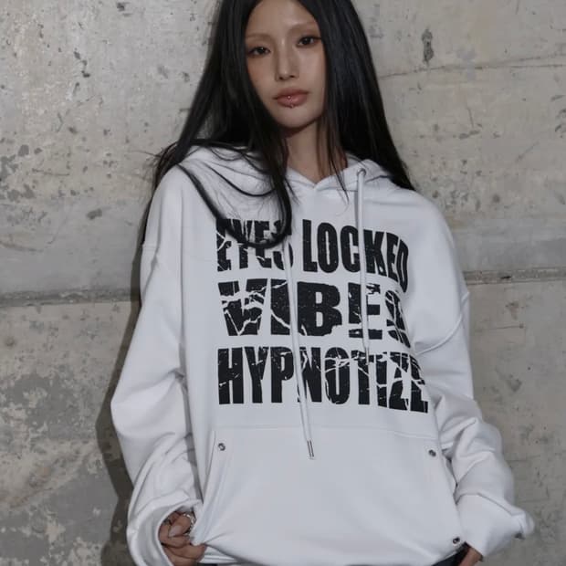 힙노타이즈 아일렛 후드 (WHITE) F25ZB012