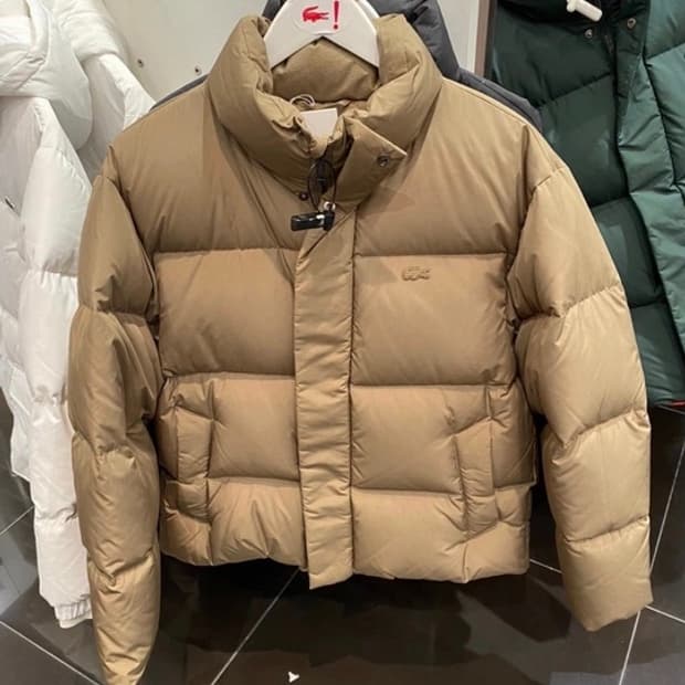 라코스테 패딩 L사이즈 상태 최상