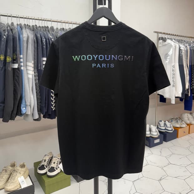 [44] 우영미 백로고 그라데이션 반팔