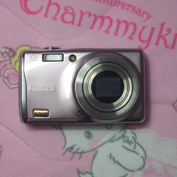 작례O)아일릿 후지필름 파인픽스 F80EXR 핑크 디카