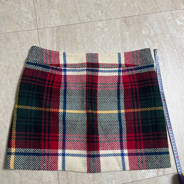 Jcrew 제이크루 체크 울 스커트