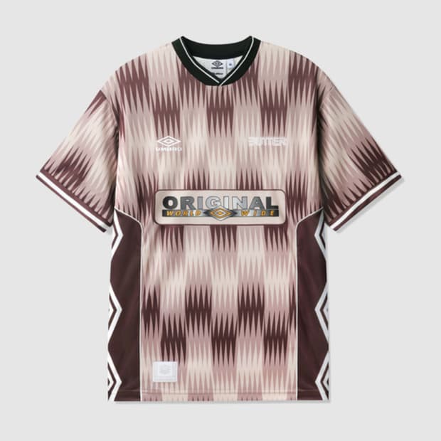 엄브로 x 버터굿즈 Butter goods 반팔 옵티컬 져지 저지 L